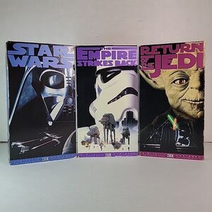 Star Wars Trilogy - Giftpack (VHS, 1995) CBS FOX - without box - GOOD CONDITION